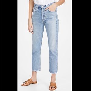 Citizen of humanity Charlotte straight leg high rise jeans